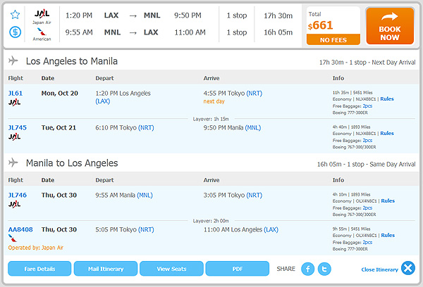 Manila Flight Deals