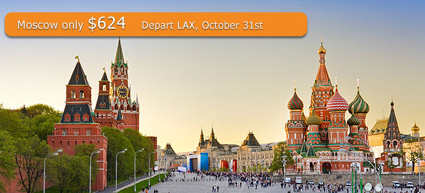 Airfare Sale to Moscow