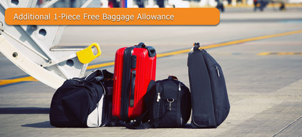 Free baggage allowance discount